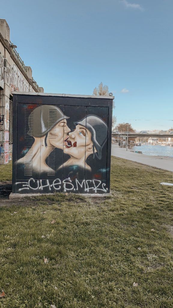 Street art sul Danubio a Vienna 